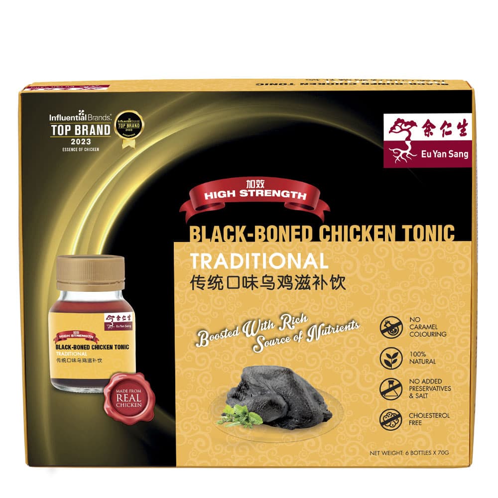 Traditional Black Boned Chicken Tonic 6s